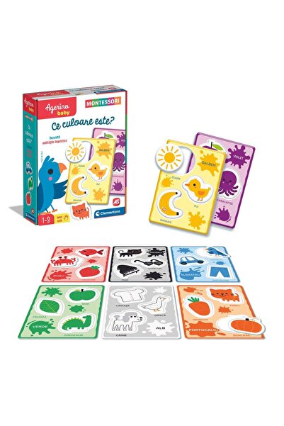 CLEMENTONI Agerino Baby Montessori Game, What Color Is It?