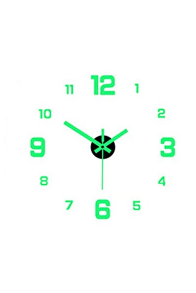 Choice1 40CM 2 ​Luminous Wall Clk Digital Clk Wall Stickers Wall Clk For Livi...