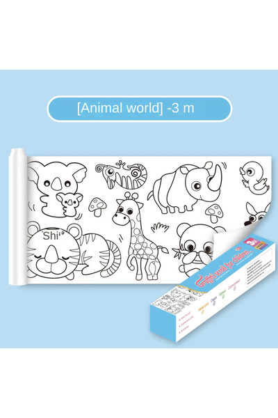Choice11 Animal World 3 Meters Children Montessori Toys Early Educational Gra...