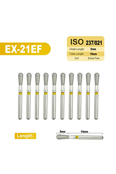 Choice19 مثقاب ماسي للأسنان EX-21EF، مثقاب عالي السرعة، مقبض يدوي بقطر 1.6 مم