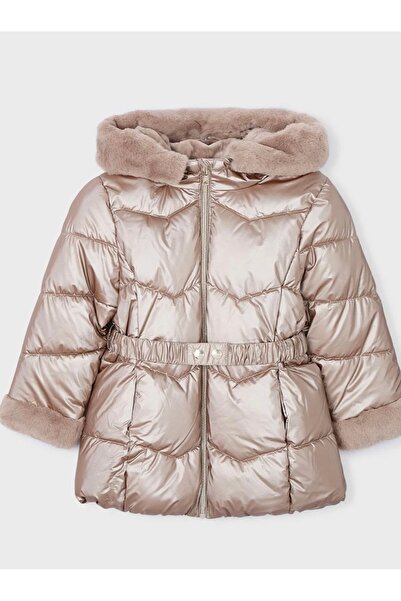 MAYORAL Kız Çocuk Kemerli Parlak Şişme Mont