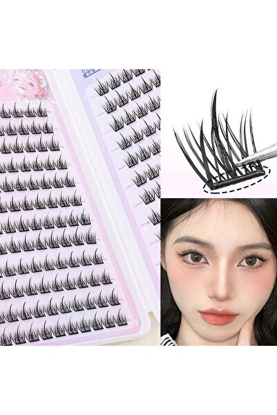 Choice3 B Large capacity eyelash book Natural Fluffy glue-free false eyelashe...