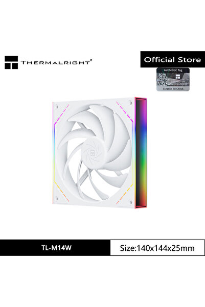 Choice1 مروحة تبريد كمبيوتر Thermalright TL-M14 ARGB، مقاس 140×144×25 مم، مزو...