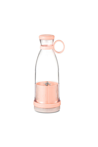 Choice كوب عصارة كهربائية وردي اللون، خلاط بست شفرات، ماكينة ميلك شيك، منفذ U...