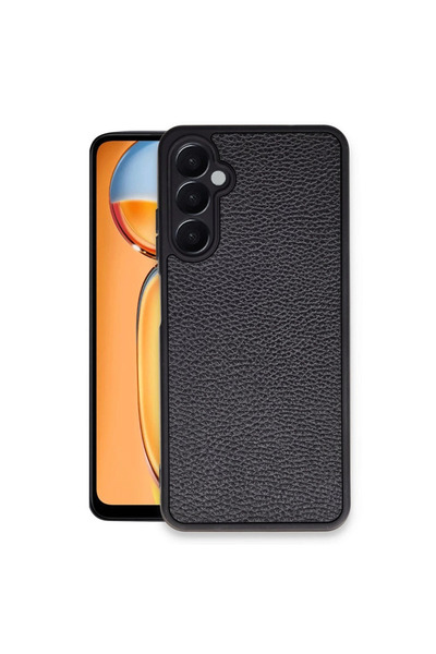 xirshop حافظة سامسونج جالاكسي A26 من الجلد من اراس - اسود