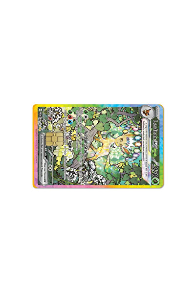 Choice4 Bandai 3 Anime Pokemon PTCG Eevee Bank Card Sticker Waterproof Sticke...