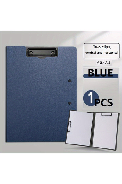 Choice1 Blue A4 Folders Board Test Paper Folder Data Storage Bag File Storage...