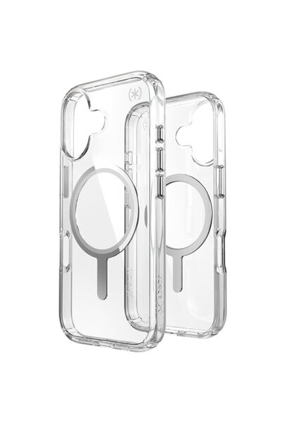 Speck Husa, Presidio Perfect-Clear Mag pentru iPhone 17, Argintiu Transparent