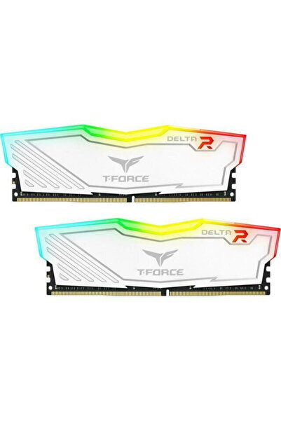 team group T-Force Delta white DDR4 16GB 3200MHz CL16 Dual Kit