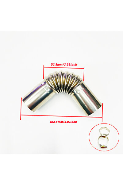 Choice5 PYG-90D 24mm Elbow Pipe Air Parking Heater Exhaust Tube Connector wit...