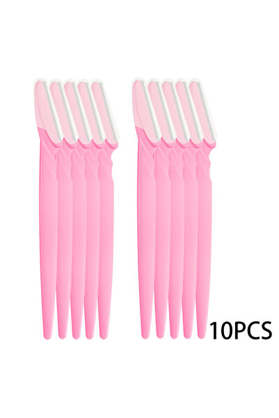 Choice7 مجموعة شفرات حلاقة وردية اللون مكونة من 10 قطع، متعددة الاستخدامات لل...