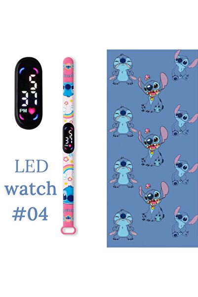 Choice42 ساعة ستيتش للأطفال، لون 04، ساعة ستيتش عصرية، ساعة رياضية مقاومة للم...