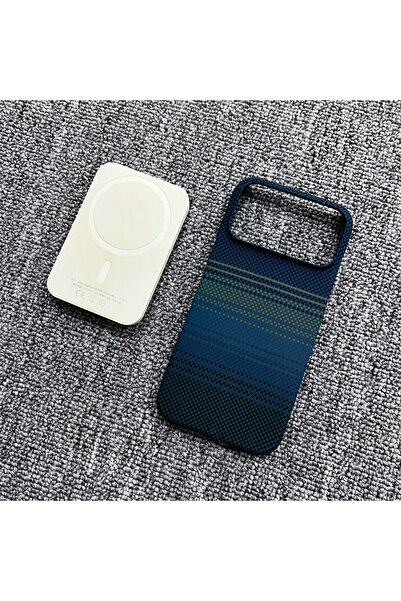 Choice33 غلاف هاتف بدون إطار بنمط ألياف الكربون YR-N لهاتف iPhone 17 Pro Max ...