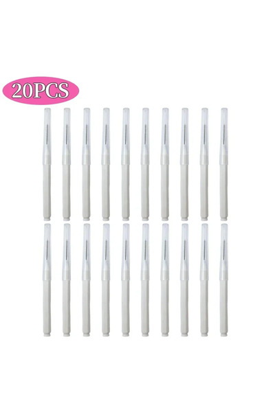 Choice4 20PCS WHITE 5/10/50PCS Mini Eyebrow Brush Brow Perm Brush Disposable ...