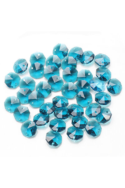 Choice8 14mm K blue 40Pcs/Lot Austrian Glass Loose Pendant 14mm Octagonal Bea...
