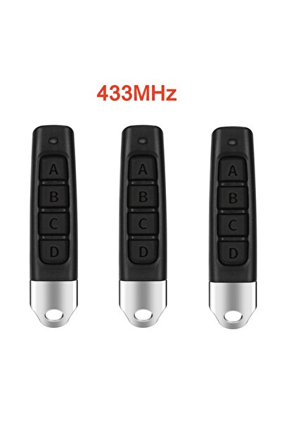 Choice6 جهاز تحكم عن بعد أسود بتردد 433 ميجاهرتز، 3 قطع، 315/433 ميجاهرتز، جه...
