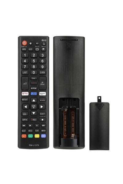 Choice جهاز تحكم عن بعد عالمي أسود اللون لأجهزة التلفزيون، متوافق مع جميع الم...