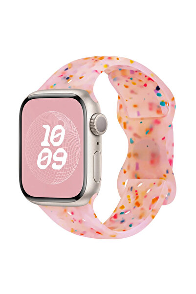 Choice53 38mm 40mm 41mm JellyP Color Particles Strap for Watch Ultra 2 Band 4...