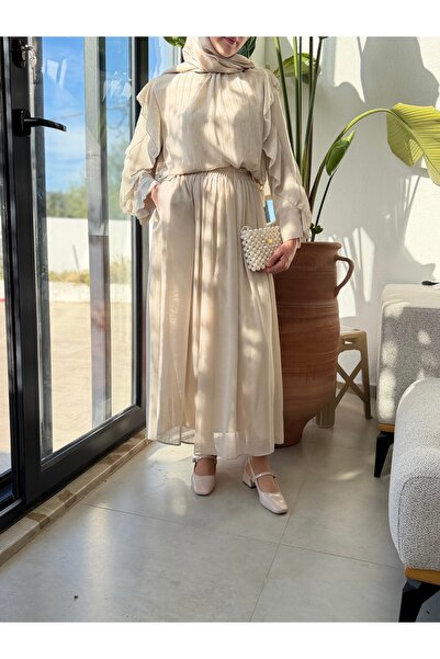 Vitrin Etekli Simli Takım