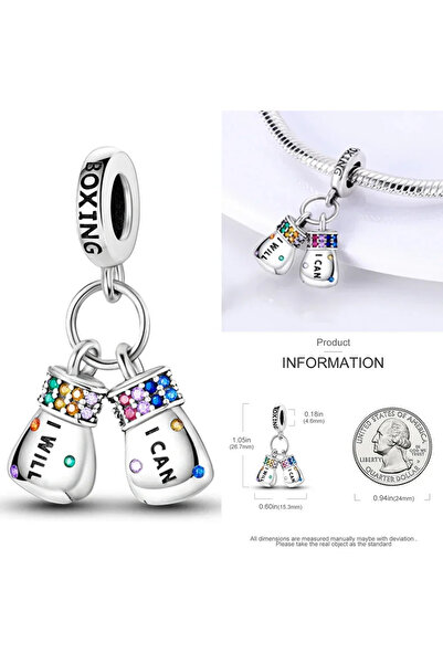 Choice62 KTC587 Back To School 925 Sterling Silver Charms Bag Earphone Magic ...