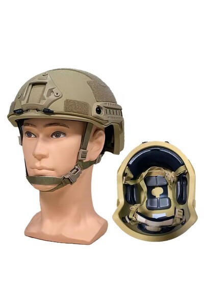 Choice4 SandFast Outdoor Hunting FAST Tactical Helmet | Kevlar-Reinforced & F...