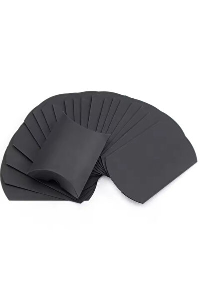 Choice1 50 قطعة سوداء، 50 قطعة متعددة الألوان، علب حلوى على شكل وسادة من ورق ...