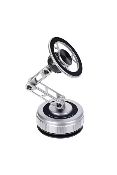 Choice1 Powerful Silver Car Phone Holder With Vacuum Magnetic Suction Cup Fol...