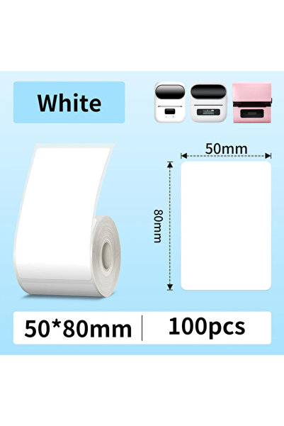 Choice3 50x80mm-100PCS-1R Thermal paper Label Maker Paper M110 Label for Smal...