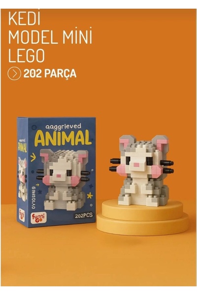 senacacollection Kedi Model Bricks Yapı Oyuncak Lego 1 ADET