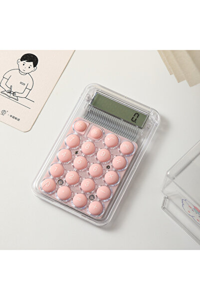 Choice Pink 1pcs Mini Practical Calculator 8 Digits HD Display Electronic Cal...