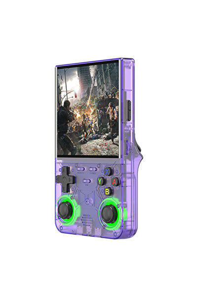 Choice3 جهاز ألعاب محمول فائق الطراز القديم من نوع Purple-64GB R36 بشاشة 4 بو...