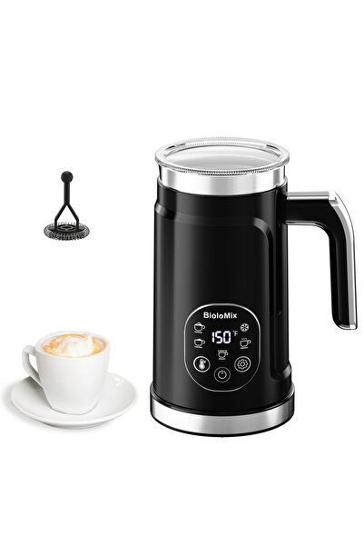 Choice3 بيولوميكس المملكة المتحدة أسود، جهاز رغوة الحليب بيولوميكس 5 في 1 مع ...