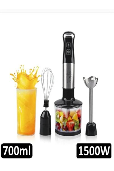 ROVERIM Blender Tocător 4 în 1, Mixer 1500W, 9 Viteze cu Bol 700ml Inclus – M...