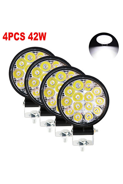 Choice3 4 قطع من مصابيح LED من إيرويو بقدرة 42 واط، تعمل بجهد 12 فولت أو 24 ف...