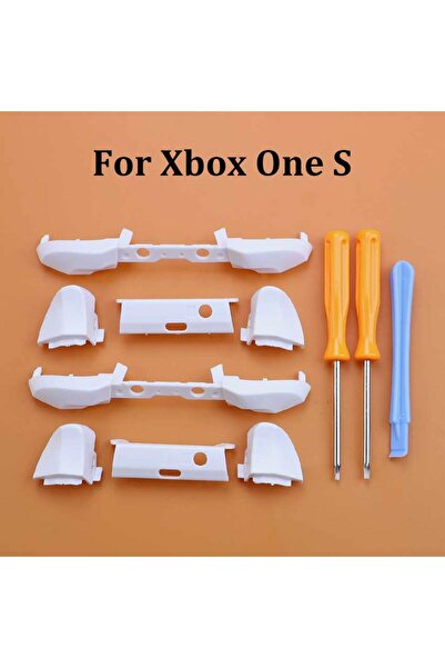 Choice3 مجموعة أزرار تحكم Xbox One S بيضاء (قطعتان) LT وRT وRB وLB لأجهزة Xbo...