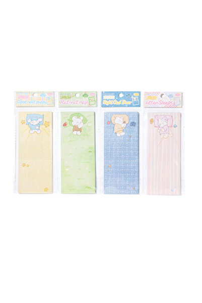 choice2 full set 30sheets Sleep Well Series Cute Animals Folding Message Note...