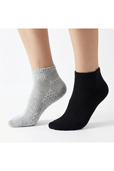 Lexaly Casual socks (grey, gray, and brown) 3 pieces