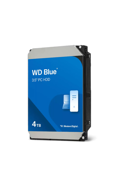 WESTERN DIGITAL HDD albastru 4TB, 128MB, 5400 RPM, SATA III, 3.5"