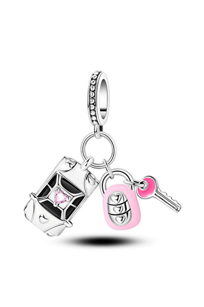 Choice19 KTC1297 925 Sterling Silver Pink Series Charms Bead Matryoshka Doll ...