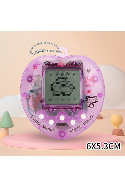 Choice1 3072 سلسلة مفاتيح حيوانات أليفة افتراضية بنفسجية للأطفال، لعبة إلكترو...