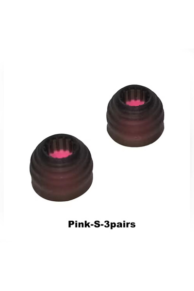 Choice1 أطراف أذن سيليكون هجينة وردية اللون (3 أزواج) من نوع HE Sonic، إصدار ...