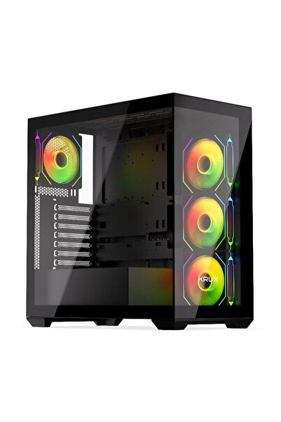 Krux Exo Case, Middle Tower, Without Power Supply (Black)