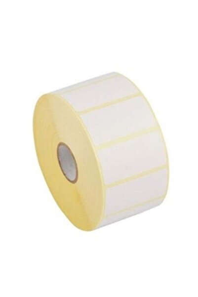 Mirfa ملصقات حراري لماكينة صنع الملصقات (أبيض - 38 × 25 مم - 1000 ملصق / لفة)