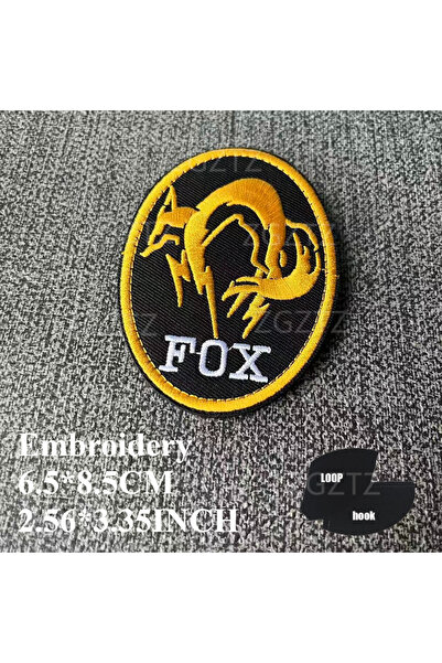 Choice10 6- رقعة شعار كلب الصيد من لعبة ميتال جير سوليد 5 (MGS 5 XOF) مطرّز-4...