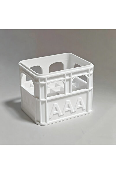 Choice7 White AAA(12squares) 3D printed beer crate style stackable battery st...