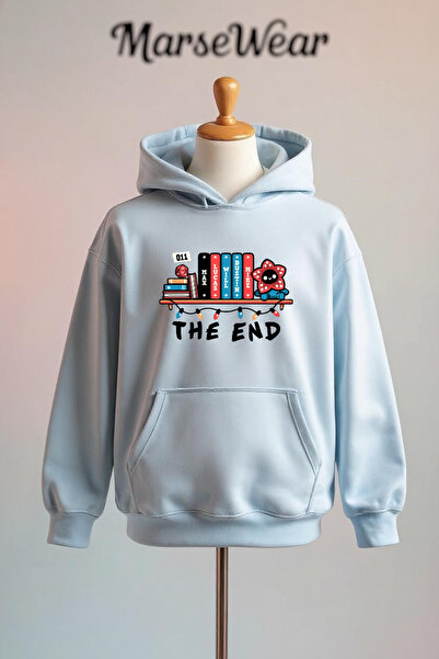 Vordevia Stranger Things Printed Cotton 3 Thread O Oversized K Hooded Sweatshirt