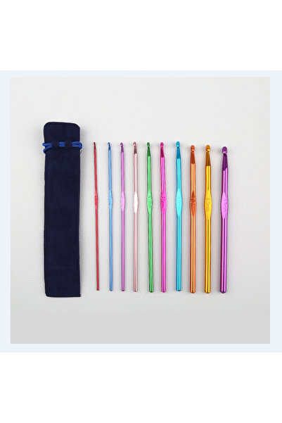 Choice5 Type 3 Coloured Aluminium Oxide Single Head Crhet Hook DYI Knitting T...