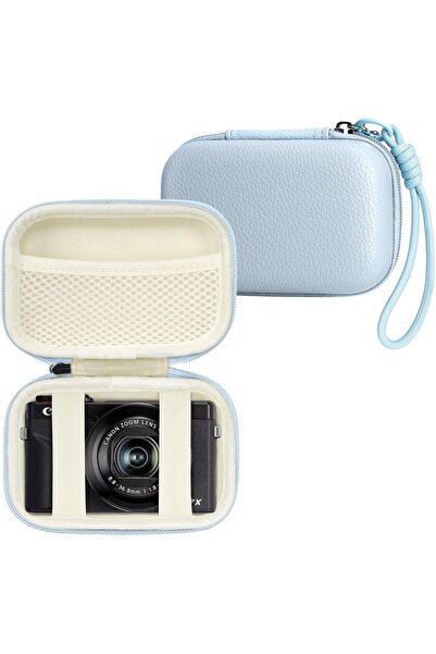 choice2 حقيبة كاميرا رقمية زرقاء: جراب صغير لكاميرات كوداك بيكس برو FZ55 وFZ4...