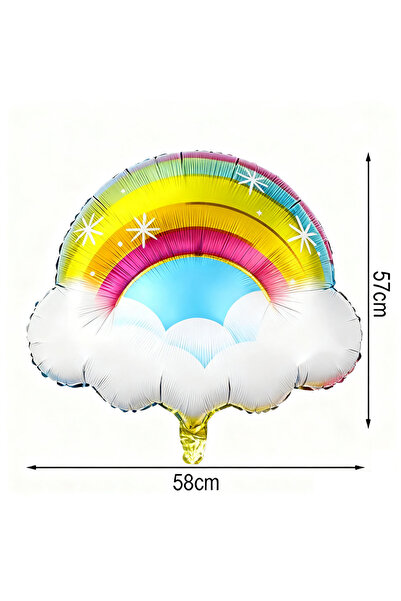 choice2 1PCS Other Rainbow 1 Cloud Rainbow Series Foil Helium Balloon for Bir...