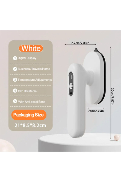 Choice Wireless White Handheld Cordless Electric Iron Portable Non-steam Type...